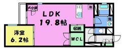 ヴィラスタジオーネ御所南の間取り画像