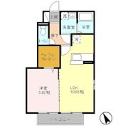 ヴィラソレイユの間取り画像