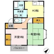 サウスコーポBの間取り画像