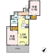 リヴェール港南の間取り画像