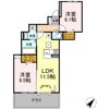 リヴェール港南の間取り画像