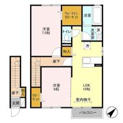 アトリオ青山 Bの間取り画像