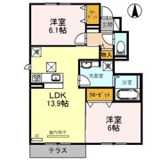 ロイヤルハイツ辻井の間取り画像