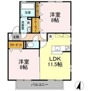 セジュール優の間取り画像