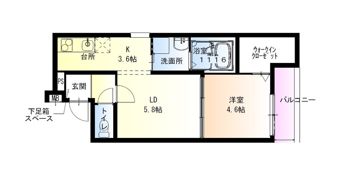 フジパレス新中通Ⅲ番館の間取り画像