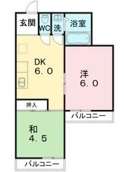 バッハレジデンス深井の間取り画像