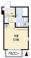 メゾン・アンソレイエの間取り画像