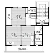 ビレッジハウス田町1号棟の間取り画像