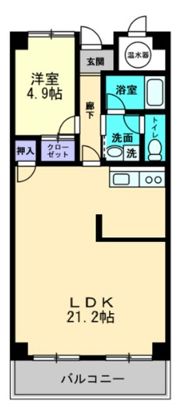 アーバン茜の間取り画像