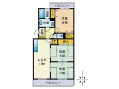 サンシャイン和白Ⅱの間取り画像