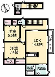 ブリーゼ・モール A棟の間取り画像