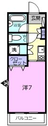 クリサンテーム21の間取り画像