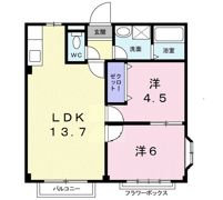 レジデンスパーク鶴田の間取り画像