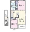 パープルチェッロの間取り画像