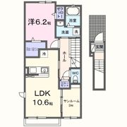 リーヴルBの間取り画像