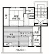 ビレッジハウス石岡2号棟の間取り画像