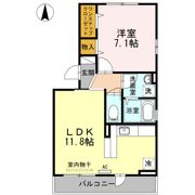 グランビア Aの間取り画像
