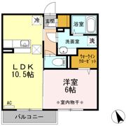 レジデンスKouga B棟の間取り画像