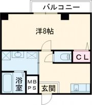 エヌエムスワサントオンズノースの間取り画像