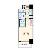 S-RESIDENCE福島玉川Deuxの間取り画像