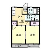 ハイムアーゼルの間取り画像