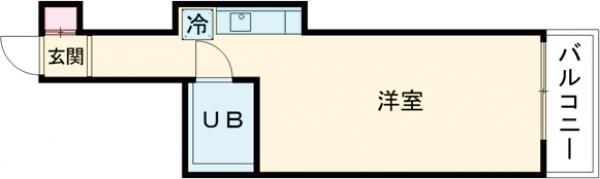 ビコーハイツの間取り画像