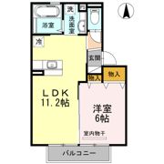 プラウド年見の間取り画像