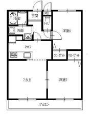 ベルフォーレ中野の間取り画像