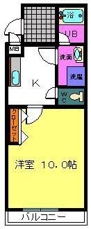 フジパレスジーナの間取り画像