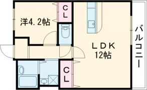 デザイナーズメゾン住道の間取り画像