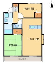 フレグランスタウン住吉 8番館の間取り画像