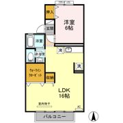 第2明清ハイツの間取り画像