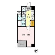 COLORS GARDEN 桜上水の間取り画像