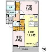 エリオント深見西二丁目の間取り画像