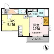 BrightsⅠの間取り画像