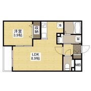 月光東福山駅前の間取り画像