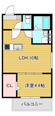 Crecia前原駅前の間取り画像