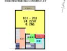 グランデ的場の間取り画像