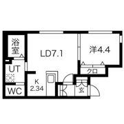 アルファスクエア北24西2の間取り画像