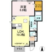 フォレスタ類家 Aの間取り画像