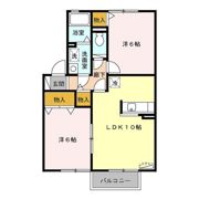 シュプルース丹野 Bの間取り画像