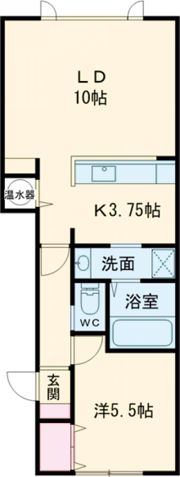 イーストコートの間取り画像
