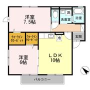 エーリNAKANOの間取り画像