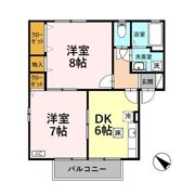 ハピネスクローバーの間取り画像