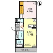 D‐ROOM女池上山Ⅱの間取り画像