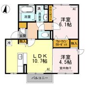 ブランシュールの間取り画像