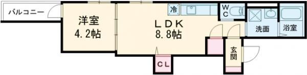 CASA花園の間取り画像