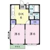 深堀ハイツの間取り画像