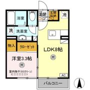 ヴィレッジロイヤル中央台吉野谷 Bの間取り画像