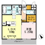 フローラ矢部の間取り画像